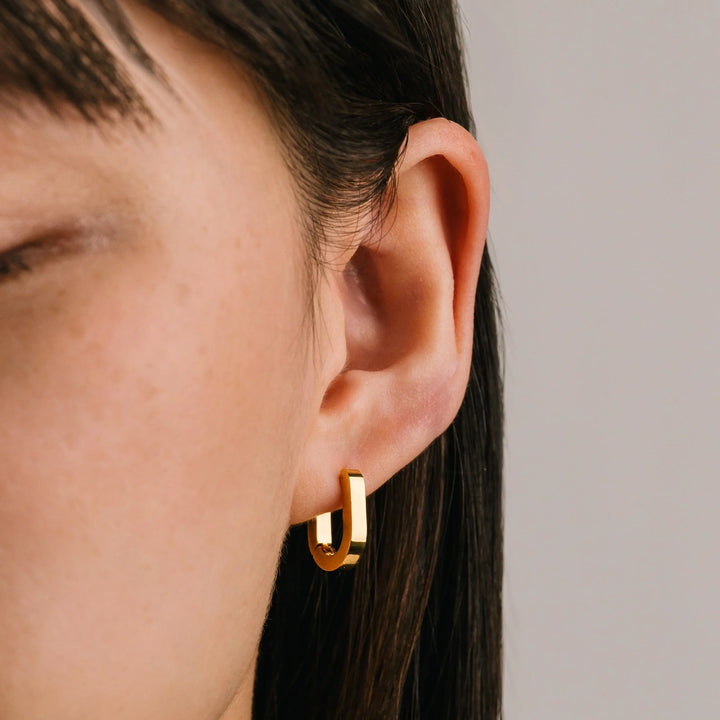 Lovers Tempo Maya Paperclip Hoop Earrings
