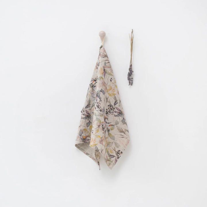 Linen Tales Kitchen Towel Meadow On Natural