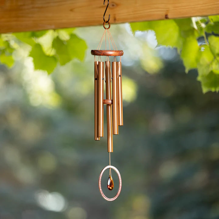 Woodstock Chimes Small Chimes of Crystal Silence  -  Bronze