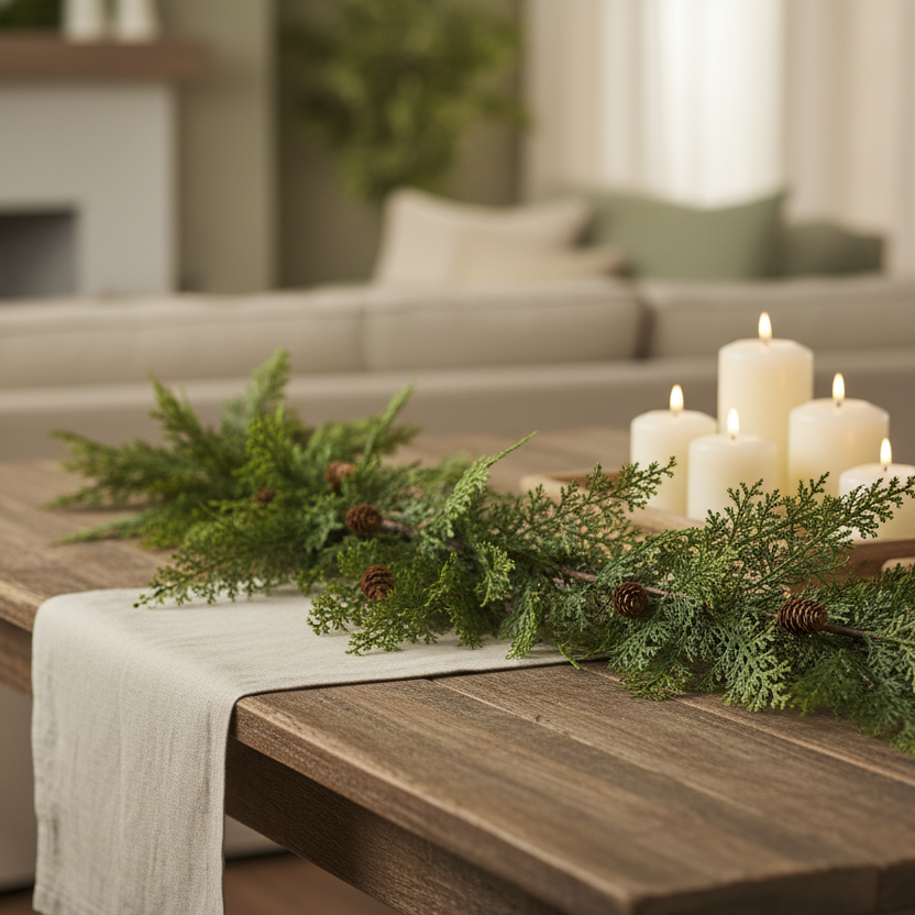 Nutcracker Cypress Garland N24654