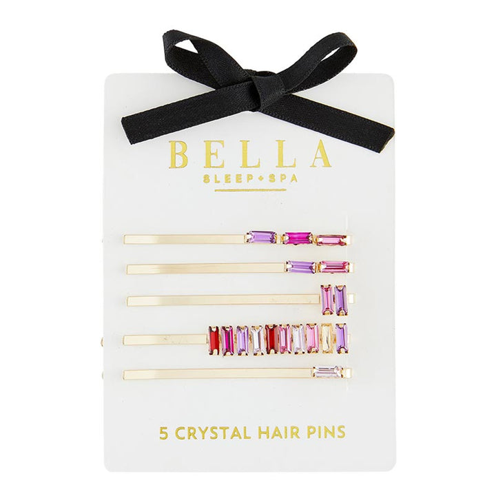 Bella Crystal Hair Pins - Set of 5
