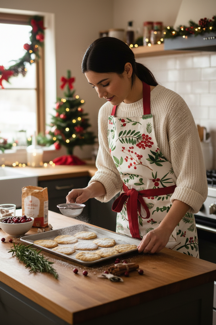 Danica Apron - Winterberry NAP2342