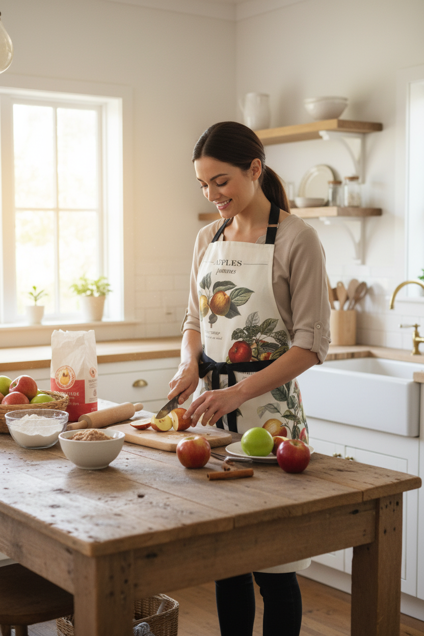 Danica Apron - Apple Orchard NAP4420