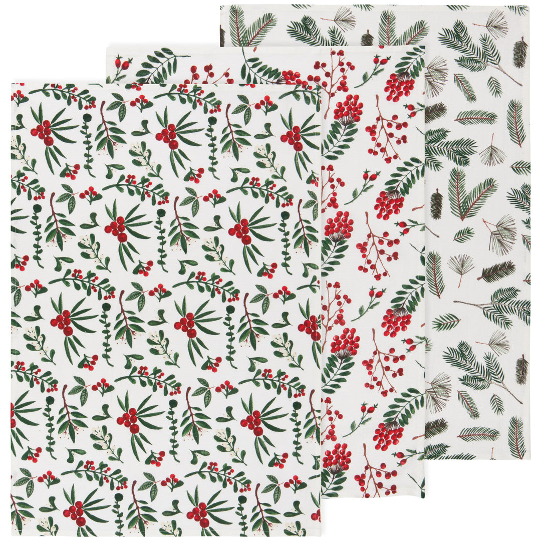 Danica Floursack Set/3  -  Winterberry