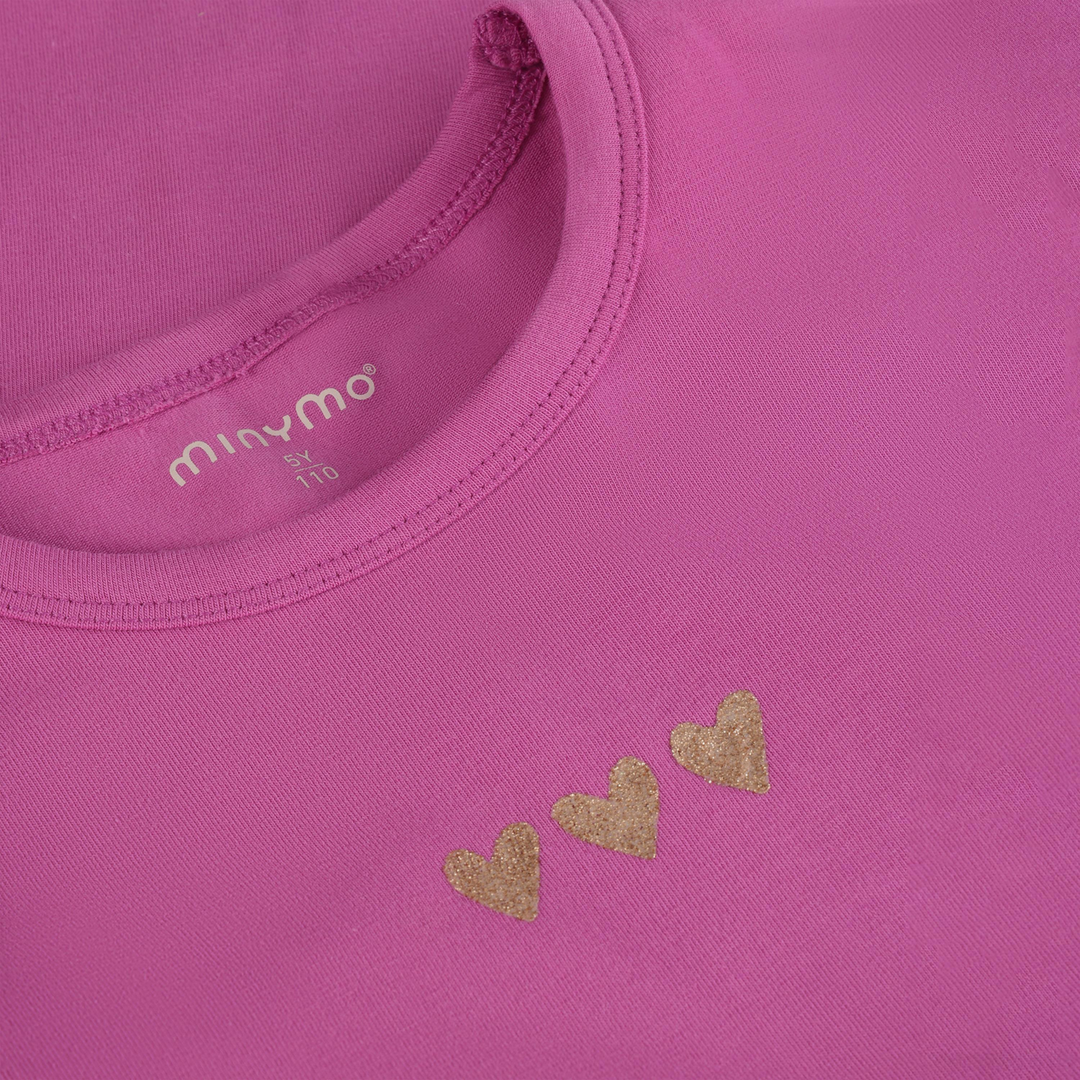 Minymo Girls Short Sleeve Tee     124470-6023