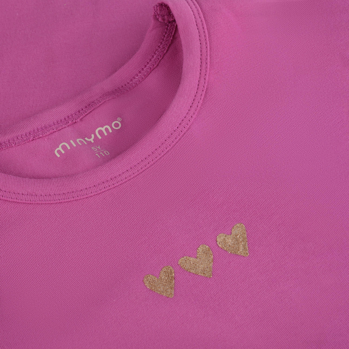 Minymo Girls Short Sleeve Tee     124470-6023