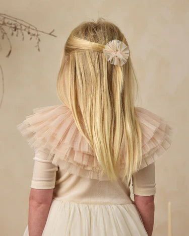Noralee Girls Flutter Tulle Clip   NLA029BDGR    Antique