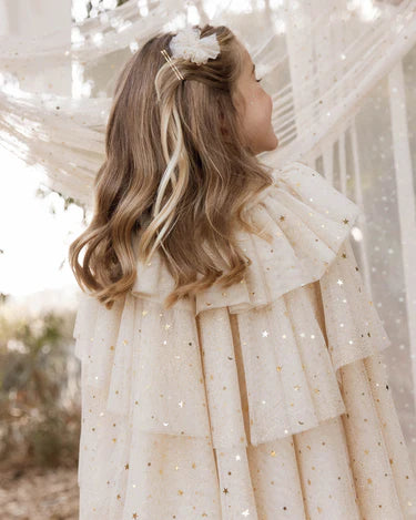 Noralee Flutter Tulle Clips   NLA029MSCH    Champagne Stars