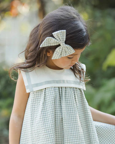 Noralee Girls Daisy Dress    NL154POCA   Eucalyptus Check