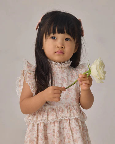 Noralee Little Bow Clips   NLA025LOGN    Blush