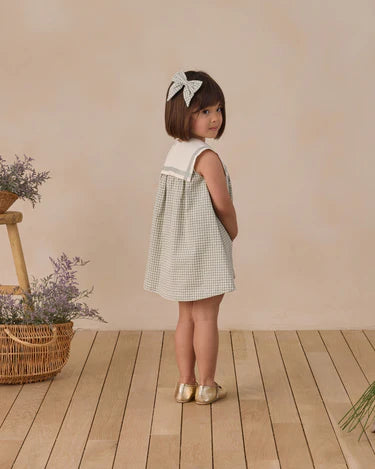 Noralee Girls Daisy Dress    NL154POCA   Eucalyptus Check