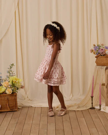 Noralee Girls Birdie Dress   NL018PMPU   French Rose