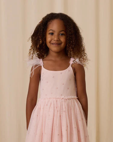 Noralee Girls Poppy Dress Blush   NL068BSTN   Blush