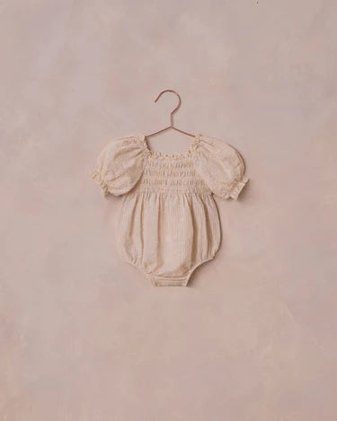 Noralee Baby Girl Hazel Romper   NL108JGKN   Natural