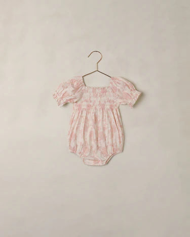 Noralee Hazel Romper   NL108LUBL   Blush English Rose