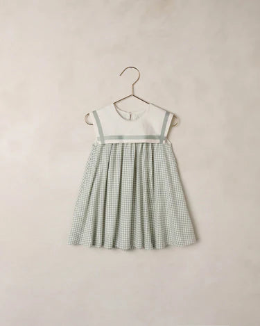 Noralee Girls Daisy Dress    NL154POCA   Eucalyptus Check