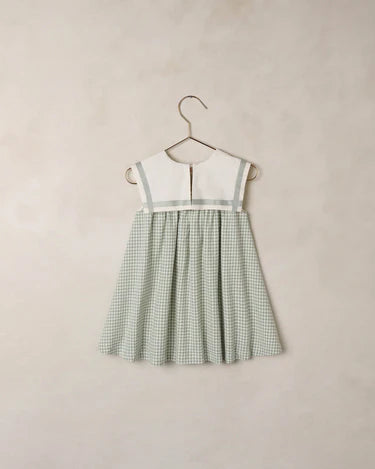 Noralee Girls Daisy Dress    NL154POCA   Eucalyptus Check