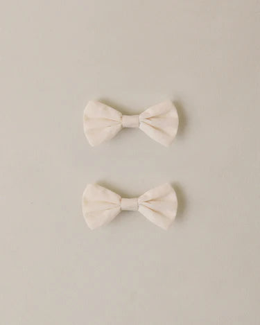 Noralee Little Bow Clips   NLA025GERR   White