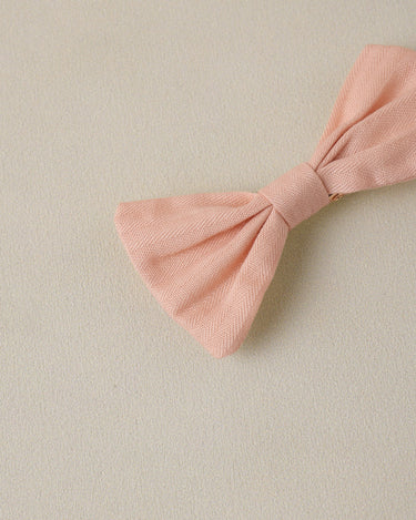 Noralee Little Bow Clips   NLA025LOGN    Blush