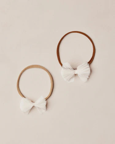 Noralee Girls Flutter Tulle Headband   NLA030MONA   Ivory