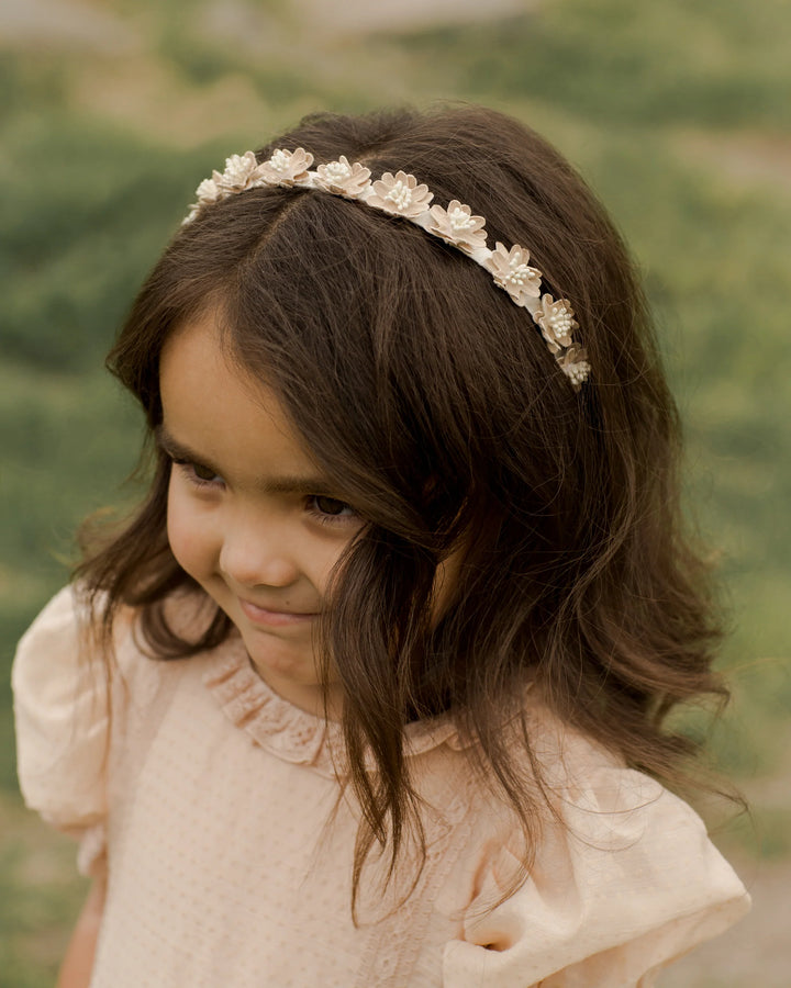 Noralee Girls Floral Headband  NL022ANDR1  Ivory *