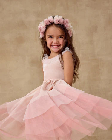 Noralee Pom Pom Crown And Matching Wand   NLA059DDOT   Pink Ombre