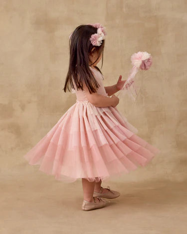 Noralee Pom Pom Crown And Matching Wand   NLA059DDOT   Pink Ombre