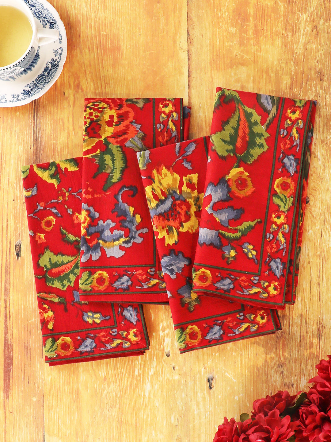 April Cornell Isabelle's Ikat Collection - Red