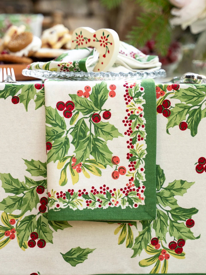 April Cornell Snowberry Table Linen Collection