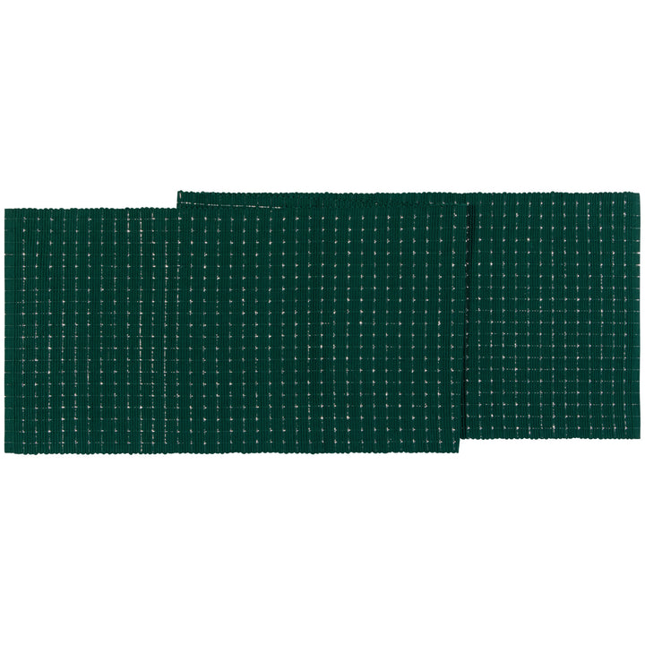 Danica Ribbed Spruce Table Runner NTR3662