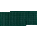 Danica Ribbed Spruce Silver Table Runner