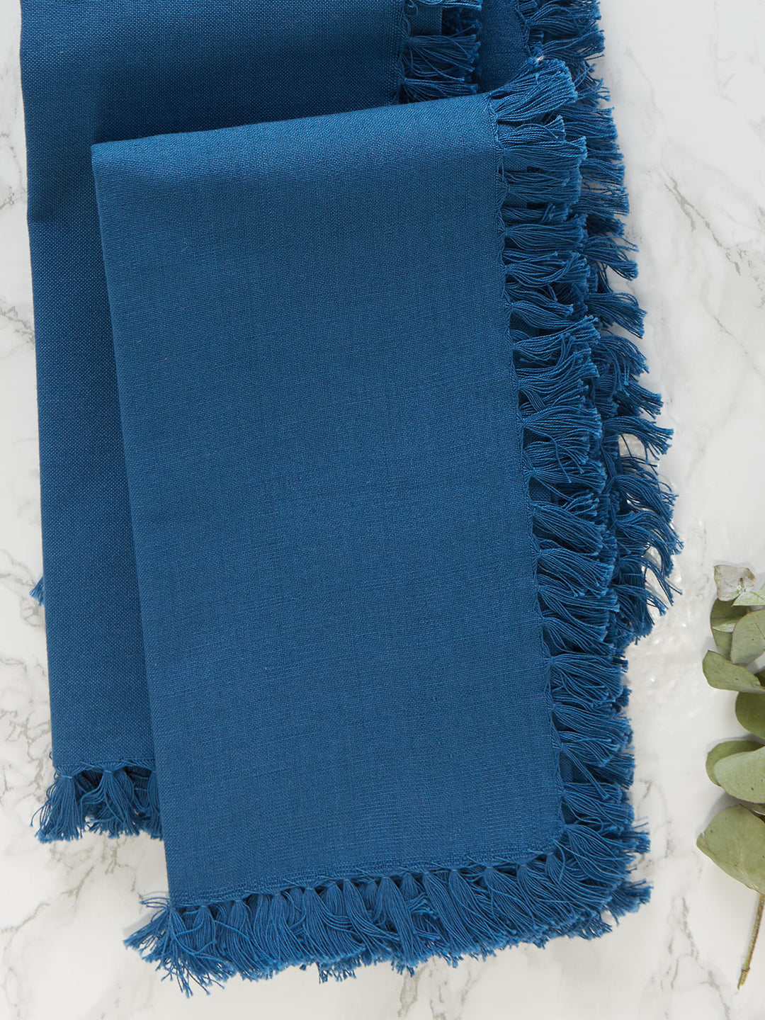 April Cornell Essential Blue Napkin Set/4