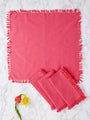 April Cornell Essential Pink Napkin Set/4