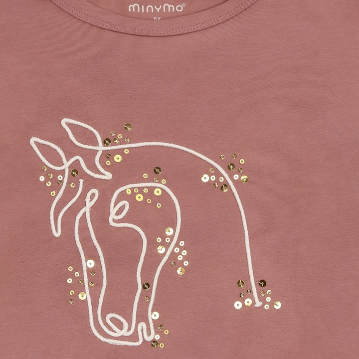 Minymo Girls Long Sleeve Tee   124400-4330