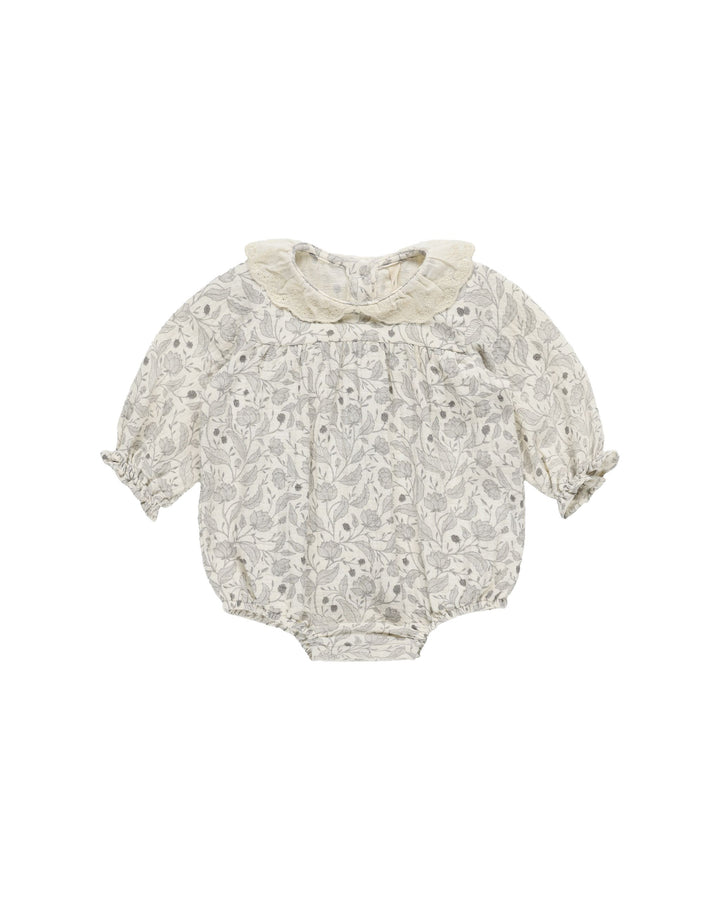 Quincy Mae Baby Girl Collared Bubble Romper   QM509KOSC   Winter Floral *