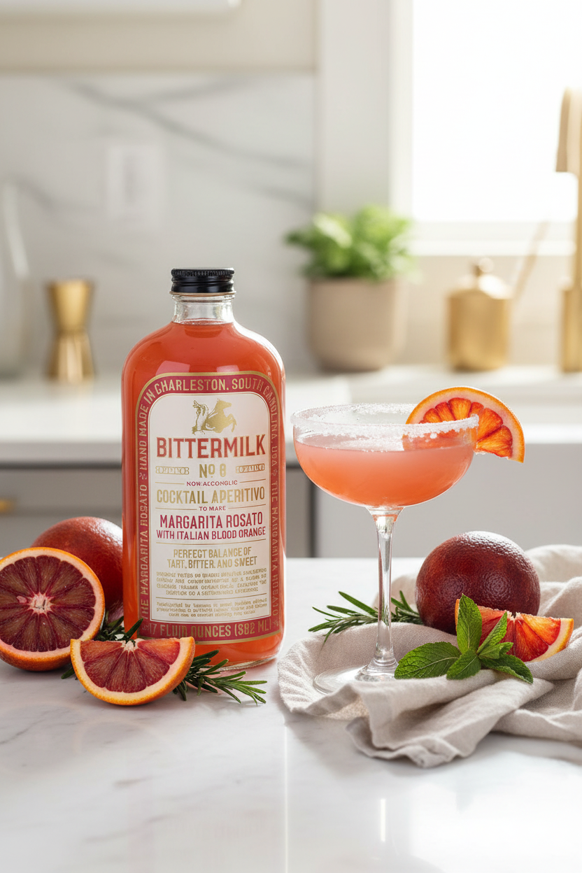 Bittermilk No.8 Margarita Rosato with Italian Blood Orange