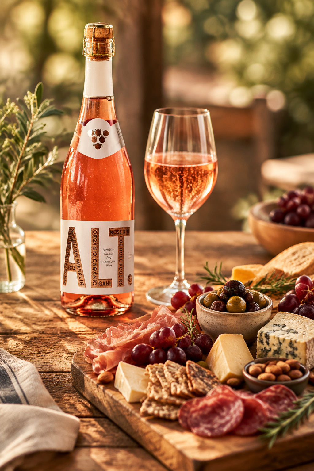 Alt Non-Alcoholic Rose Sparkling Wine