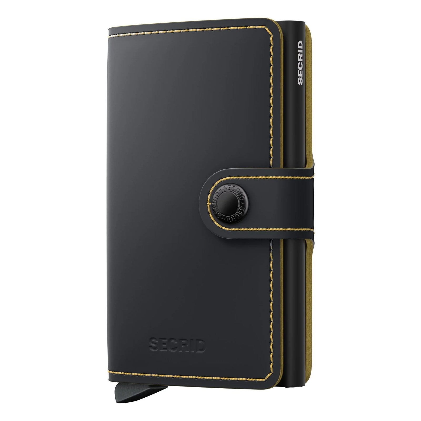 Secrid Miniwallet Matte Black & Ochre  MM