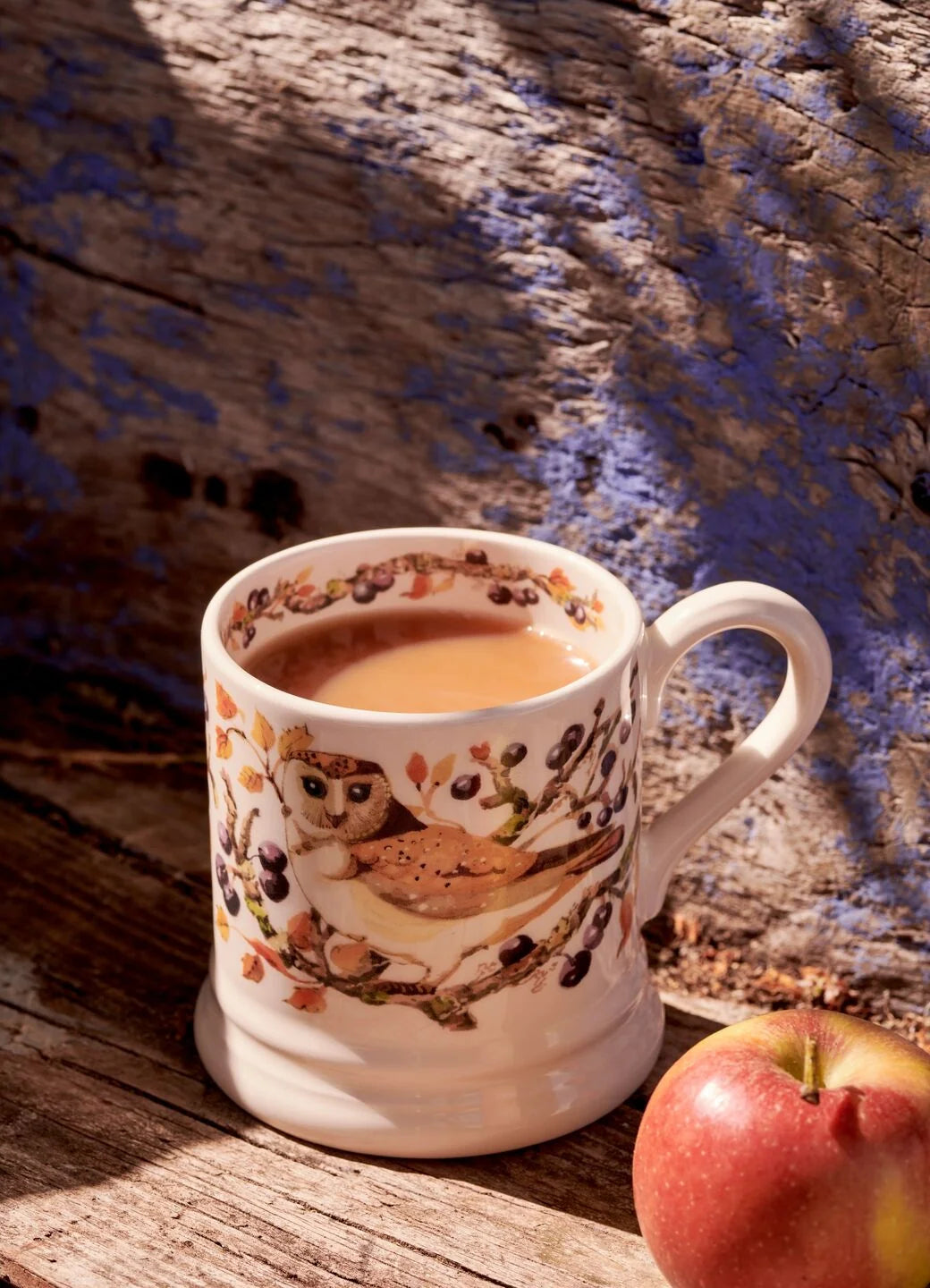 Emma Bridgewater Owl in Sloe Berries 1/2 Pt Mug
