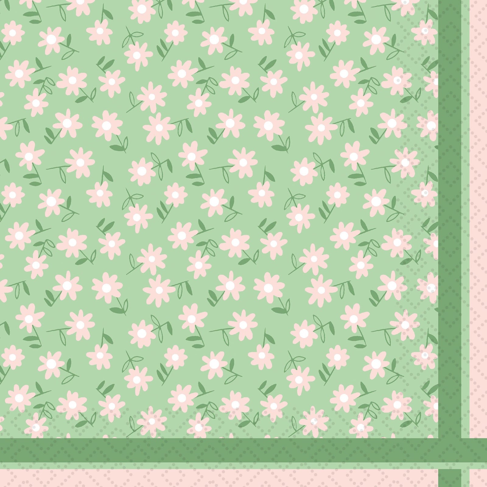 Paper Design Paper Napkin Ditsy Green