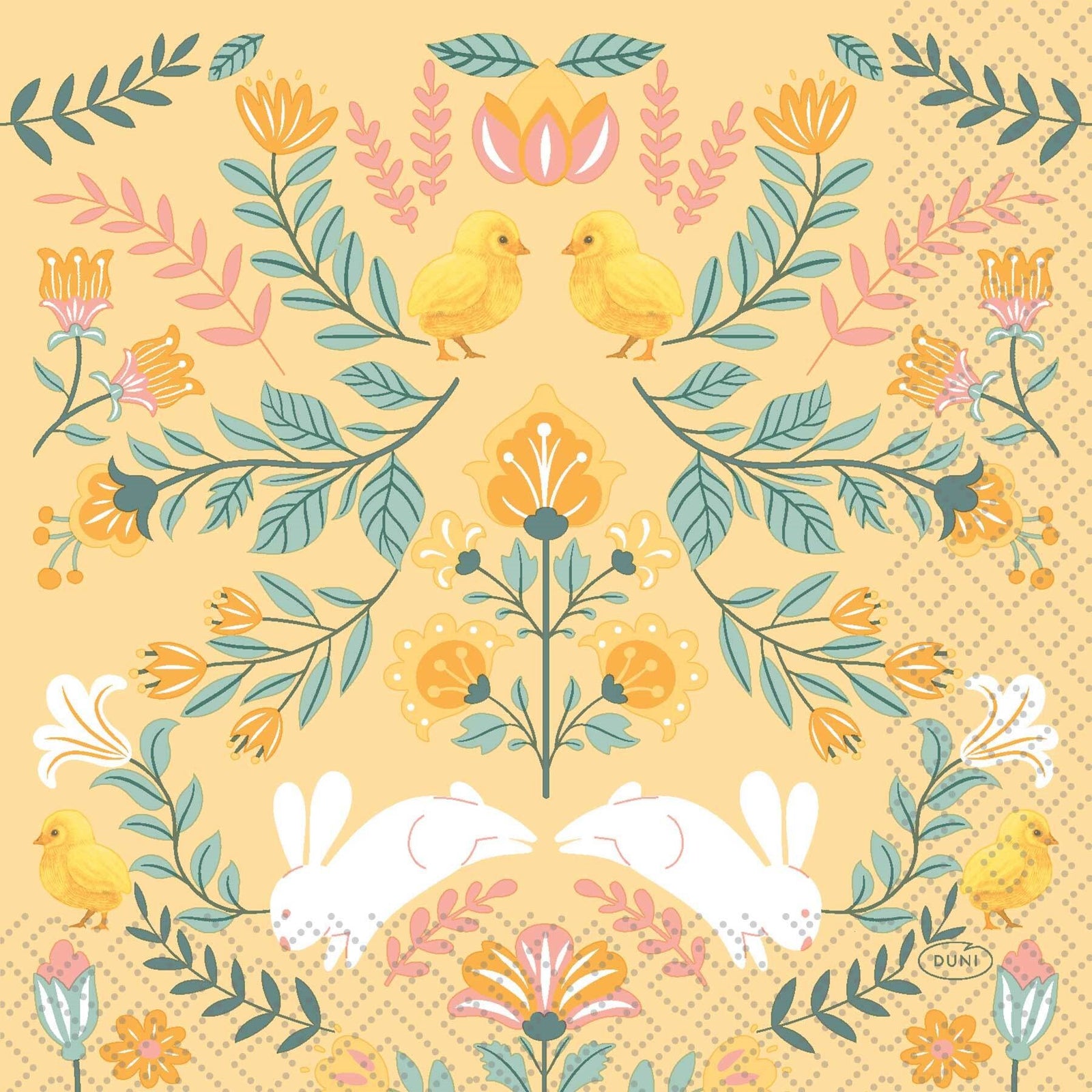 Paper Design Paper Napkin Floral Friends