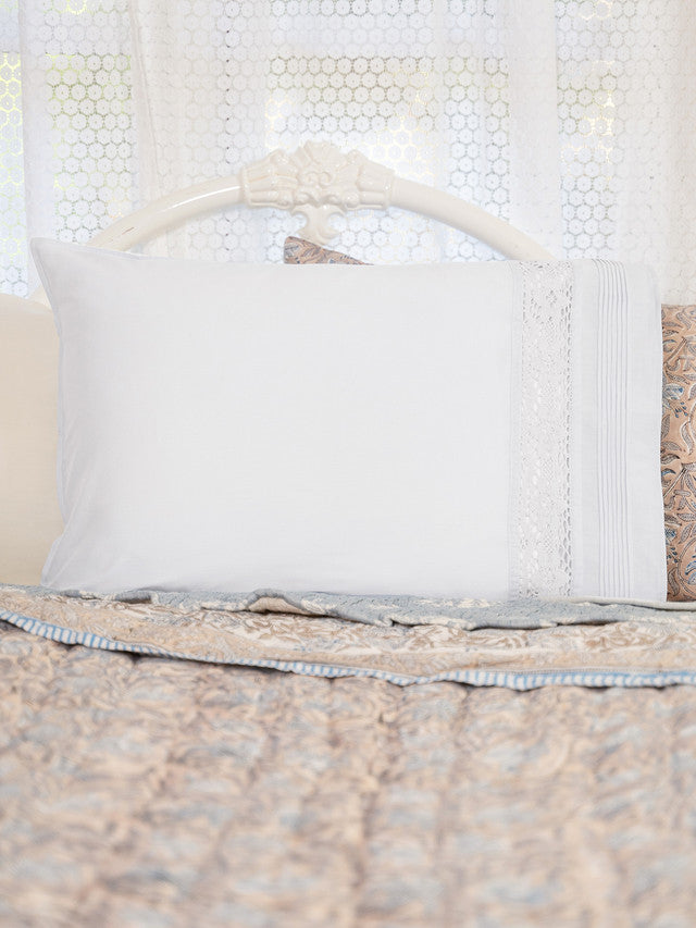 April Cornell Evangeline Pillow Sham Set/2 White