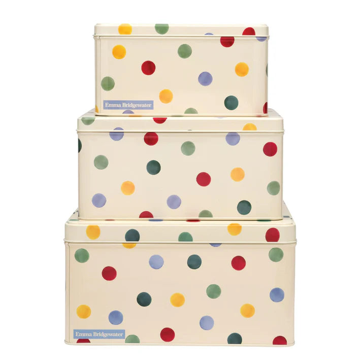 Emma Bridgewater Polka Dot Square Tin