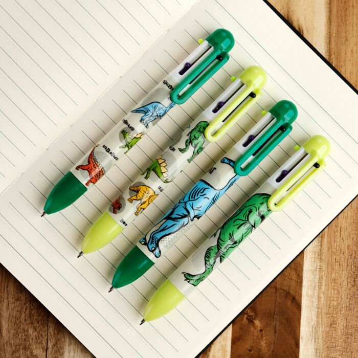 Puckator Dinosauria Multi-Colour Pen  PEN216  Assorted