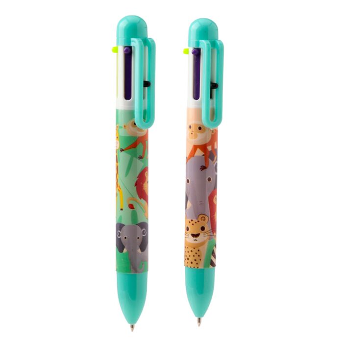 Puckator Zooniverse Multi-Colour Pen  PEN218