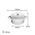 Le Creuset Holly Collection Classic Mini Round Cocotte  - Artichaut