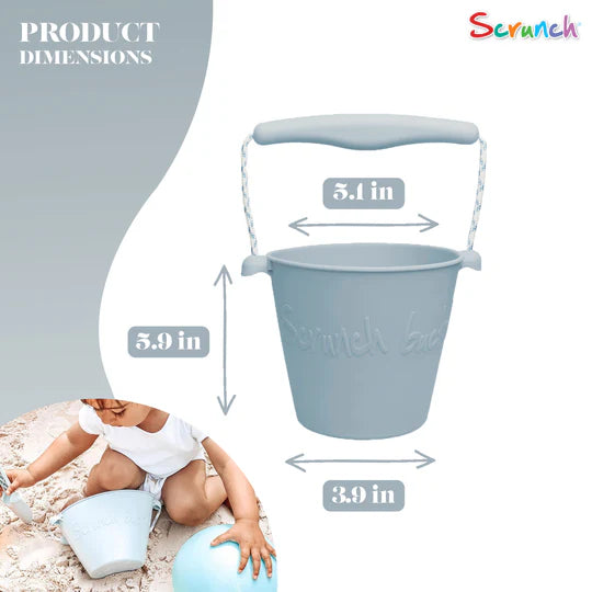 Scrunch Bucket - Duck Egg Blue