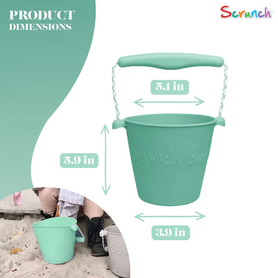 Scrunch Bucket - Mint Green
