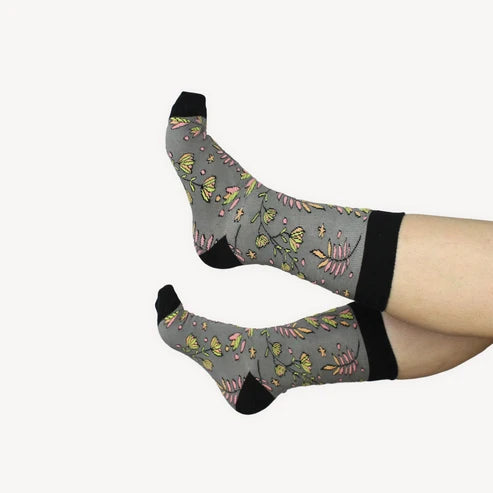 Pokoloko Night Floral Socks
