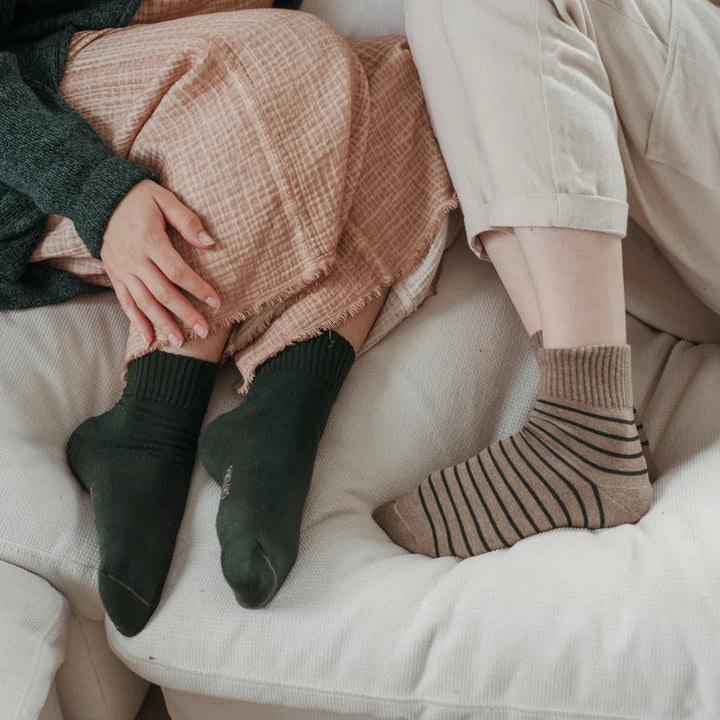 Pokoloko Striped/Solid Socks Set/2
